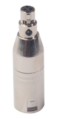 Imagen 1 de 6 de Mini Ja Hembra Micro Adaptador A Conector Macho Xlr De 3 Pin