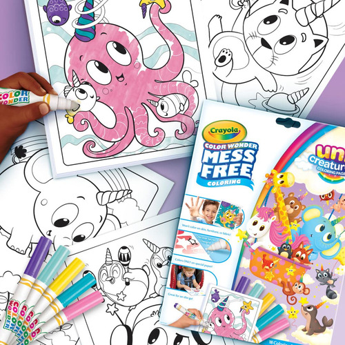 Marcadores Especiais Crayola Color Wonder Unicreatures