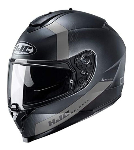 Casco De Moto Talla Xl, Color Negro-gris, Hjc Helmets