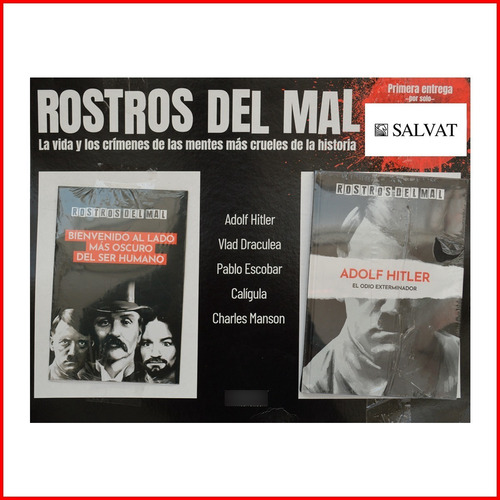 Libro Entrega #1 - Rostros Del Mal - Adolf Hitler Salvat