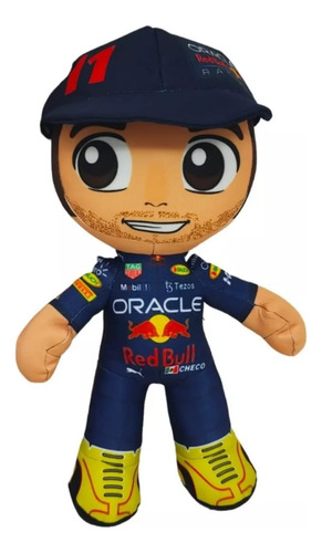 Checo Pérez Peluche + Porta Vasos + Llavero + Auto A Escala