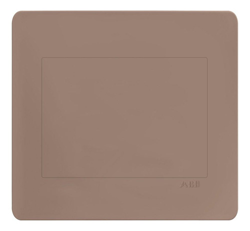 Placa Cega 4x4 - N1670 Cor Chocolate
