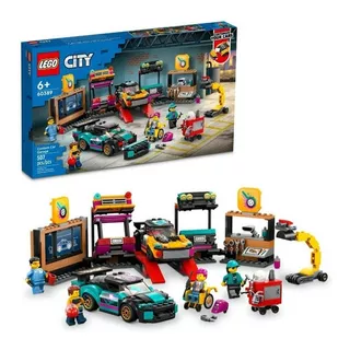 Kit Lego City 60389 Taller Mecánico De Tuneado (507 Piezas) 507