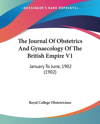 Libro The Journal Of Obstetrics And Gynaecology Of The Br...