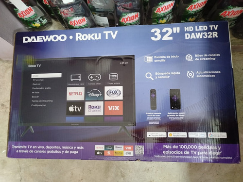 Smart Tv Daewoo Roku Daw32r 32 Pulgadas Nueva (Usado)