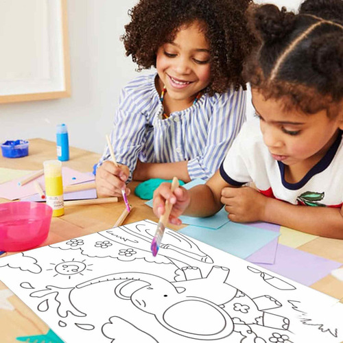 Cx Rollos De Papel For Colorear Rollo De Dibujo Infantil