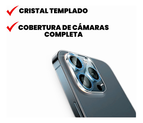 Camaraprotector Rhinoglass 3pza Iphone 11 / 12/ 12 Mini Colors