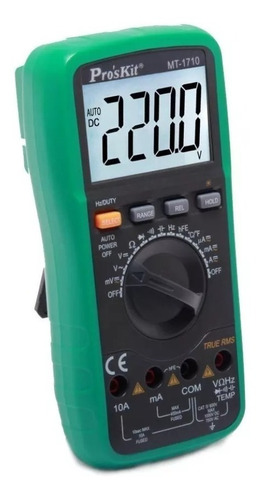 Imagen 3 de 8 de Tester Multimetro Digital Profesional Proskit Rms Mt-1710