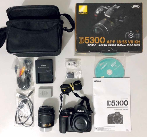 Nikon D5300 (com Defeito) + Correia + 18-55mm Vr + Bag