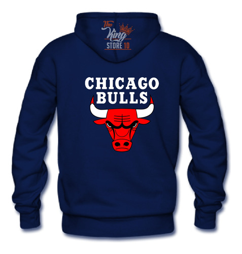 Poleron Con Cierre, Chicago Bulls, Basketball, Nba, Deporte, Fans, Xxxl