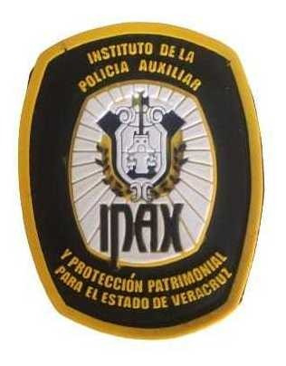 Insignia De Pvc Ipax Policía Auxiliar Del Estado De Veracruz