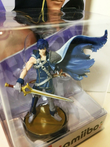 Figura de videojuego interactivo Chrom Super Smash Bros de la franquicia Amiibo Marvel de Disney