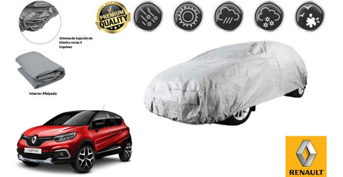 Funda Car Cover Afelpada Premium Renault Captur 2019