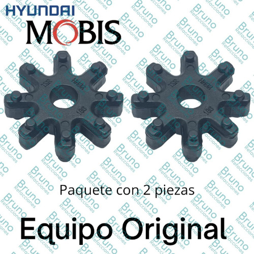 Acoplador Estrella Flexible Columna Dirección Hyundai 2pza