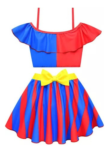 Trajes De Baño 3pcs Bañador Digital Circus Para Niños Ropa .