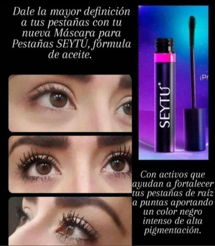 Máscara Para Pestañas Seytu Fortalece El Crecimiento