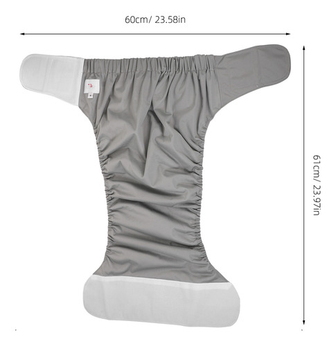 1 Pañal Grande Para Adultos, Reutilizable Y Lavable, Ajustab