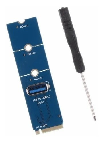 Imagen 8 de 9 de Adaptador Ngff M.2 A Pcie Mineria Riser M2 A Usb3 - Cripto
