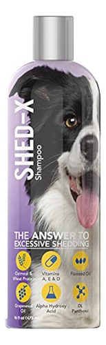 Shed-x Shed Control Champú Para Perros, 16 Oz - Reduce El De
