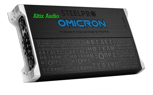 Amplificador Steelpro Oc4-1850d 4ch Clase D Ómicron 200w Rms