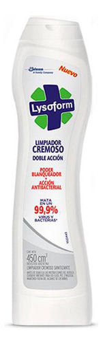 Lysoform Limpiador Desinfectante Crema Antibacterial 450 Cc