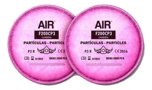 Filtro Rosado Air F200 Para Partículas (generico 3m)