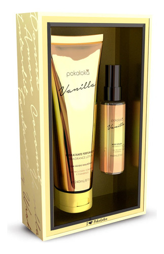 Kit Pokoloka Vanilla Gold Hidratante 240ml E Body 60ml