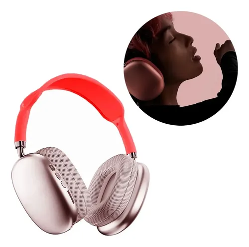 Fone Sem Fio Max P9 Air Bluetooth C/ Microfone Recarregável Cor