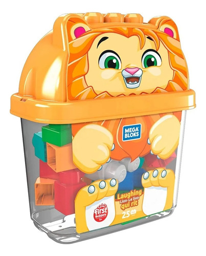 Mega Bloks Laughing Lion 25pz First Builders Cantidad De Piezas 25 Versión Del Personaje Leon