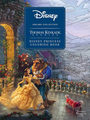 Thomas Kinkade Disney Princess Libro Para Colorear
