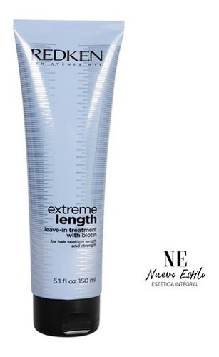 Tratamiento Sin Enjuague Extreme Length Con Biotina Redken