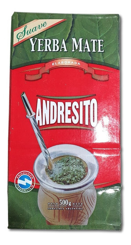 Yerba Mate Andresito Tradicional Suave 500gr 