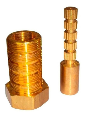 Prolongador Reparo Salva Registro Metal Dourado Fabrimar 