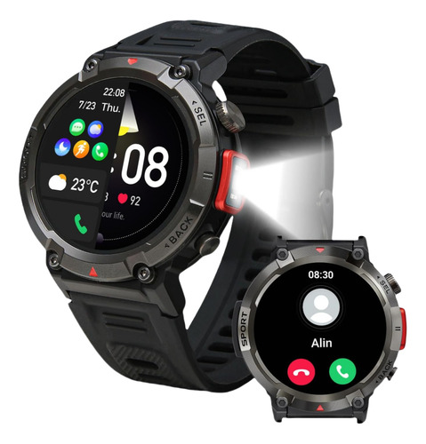 Reloj Inteligente S100 Para Hombre, Reloj Deportivo Con Led