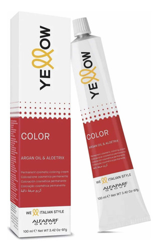  Kit 5 Tintes Yellow De 100 G Con Peroxido Incluido Tono Sin tono