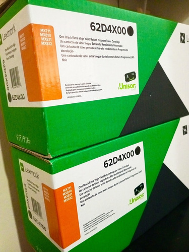 Toner Original Lexmark 62d4x00 (624x). 