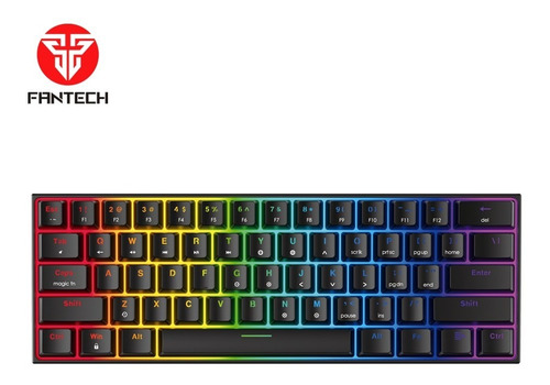 Teclado Mecánico Gamer 60% Fantech Max Fit 857