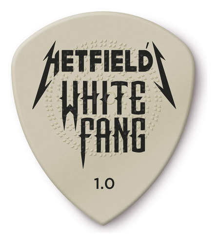 Púas De Guitarra Jim Dunlop White Fang De 1,0 Mm (ph122r1.00