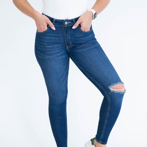 Jeans Pantalón Mezclilla Mujer Skinny: Estilo Casual