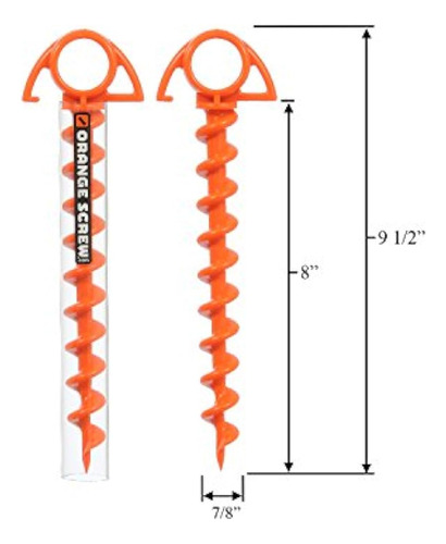 Tornillo Naranja: El Ancla De Tierra Definitiva | Pequeño Pa