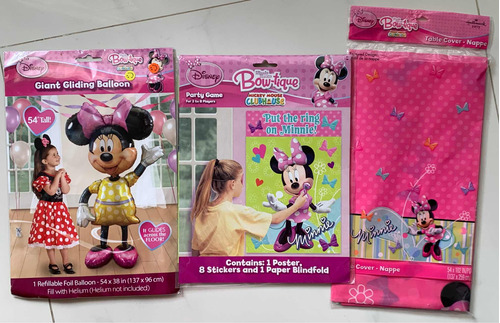 Set Para Fiesta Infantil De Minnie Mouse