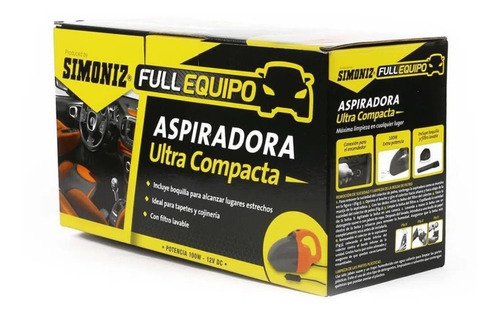Aspiradora Para Auto Simoniz Ultra Compacta