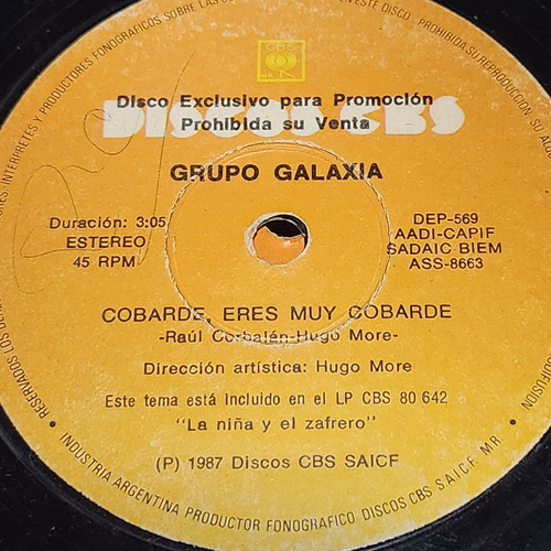 Simple Grupo Galaxia Discos Cbs C8