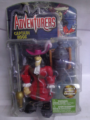 Capitan Garfio Hook Peter Pan Adventurers Disney Store 1999