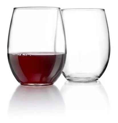 Luminarc Perfection Stemless Wine Glass (Set of 12), 15 oz, Clear - N0056