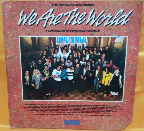 O Usa For Africa Lp We Are The World 1985 Peru Ricewithduck