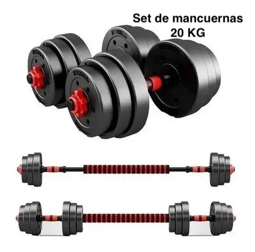 Set Mancuernas Ajustables 20kg