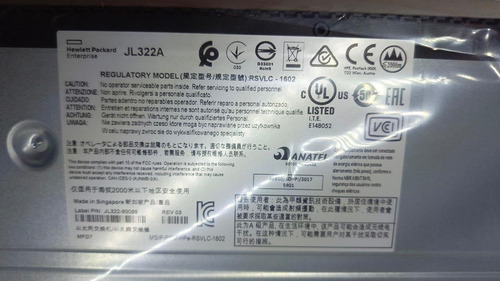 Hp E Aruba Jl322a Switch D 1 Ranura 2930m 48g Poe 48 Puertos
