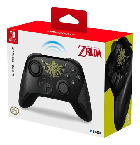Mando Pro Controller Zelda Color Negro