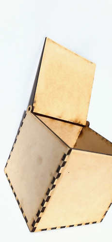 Caja Con Tapa 30x30x30 - Mdf / Fibrofacil